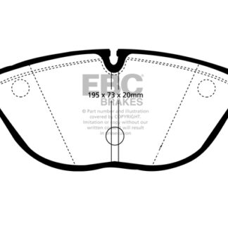 DP1035 EBC Ultimax Front Pads Caliper-ATE AUDI