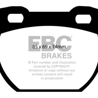DP1033 EBC Ultimax Rear Pads Caliper-Lockheed LAND ROVER