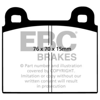 DP103 EBC Ultimax Front Pads Caliper-ATE ALFA ROMEO