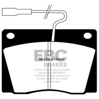 DP1028 EBC Ultimax Front Pads Caliper-Girling/TRW LTI
