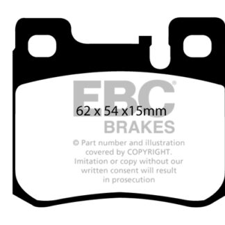 DP1026 EBC Ultimax Rear Pads Caliper-ATE MERCEDES-BENZ
