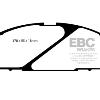 DP1020 EBC Ultimax Front Pads Caliper-NA NISSAN
