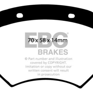 DP102 EBC Ultimax Front Pads Caliper-Lockheed AUSTIN