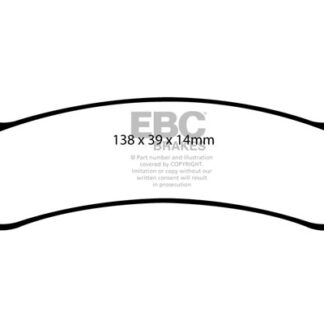 DP1017 EBC Ultimax Rear Pads Caliper-NA HYUNDAI