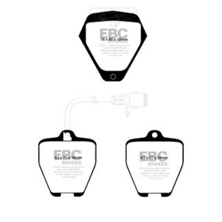 DP1012 EBC Ultimax Front Pads Caliper-Girling/TRW AUDI