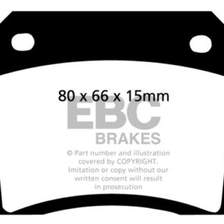DP101 EBC Ultimax Front Pads Caliper-Girling/TRW BOND