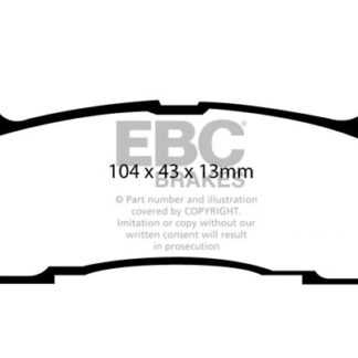 DP1003 EBC Ultimax Rear Pads Caliper-Akebono MAZDA