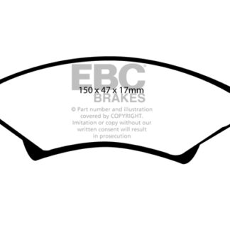 DP1001 EBC Ultimax Front Pads Caliper-ATE KIA