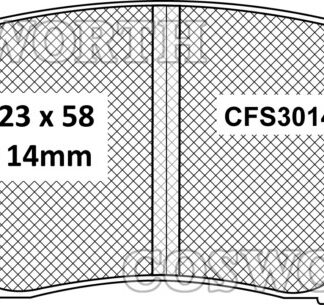 COSWORTH Front Pads - MX5 (1.8 & 2.0L) 2006-