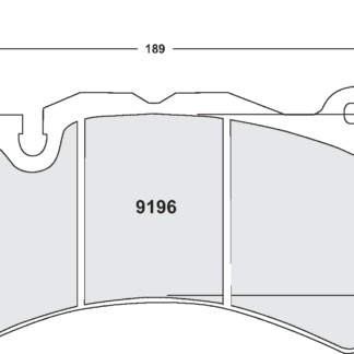 PFC 196 Race Pad Set - 11 Compound 17 mm