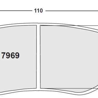 PFC 7969 Race Pad Set - 13 Compound 26 mm