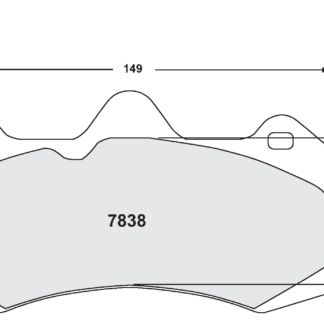 PFC 7838 Z-Rated Brake Pad Set
