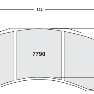 PFC 7790 Race Pad Set - 11 Compound