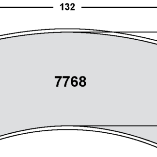 PFC 7768 Race Pad Set - 01 Compound 16 mm