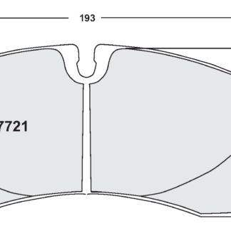 PFC 7721 Race Pad Set - 11 Compound 17 mm