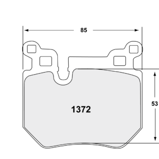 PFC 1372 Carbon Metallic Brake Pad Set