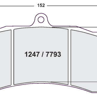 PFC 1247 Z-Rated Brake Pads Seat Leon Cupra 2 R