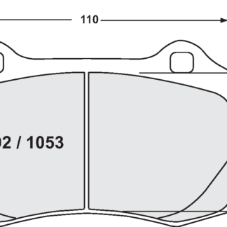 PFC 0592 Race Pad Set - 11 Compound 15 mm