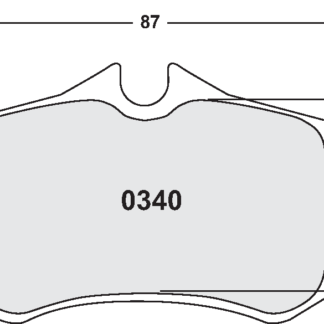PFC 0340 Race Pad Set - 11 Compound 15 mm