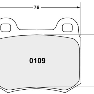 PFC 109 Z-Rated Brake Pads REAR 350z GT-R R32 r33 r34