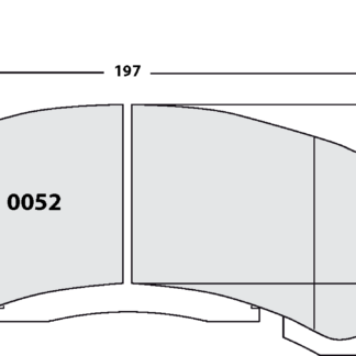 PFC 052 Race Pad Set - 01 Compound 14 mm