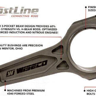 Wiseco Boostline Conrod Set VW 2.0T TSI 144mm 23mm