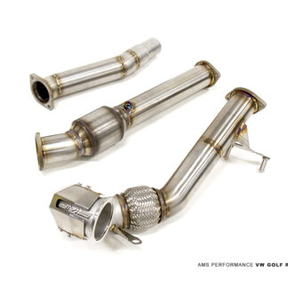 AMS Performance 2015+ VW MK7 Golf R / GTI Upgraded 3? Downpipe - RHD Vehicles