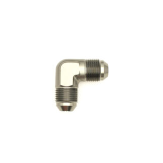 DW 8AN Male Flare to 8AN Male Flare 90-degree Fitting