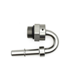DW 8AN ORB Male to 3 8 Male EFI Quick Connect Adapter 180?