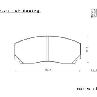 Endless Brake pads MA45B Compound