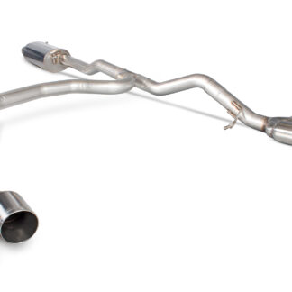 Scorpion Resonated cat/DPF-back system Monaco (twin) Tailpipe Volkswagen T5 Transporter & Caravelle SWB/LWB, 2WD & 4WD