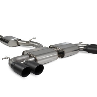 Scorpion Resonated cat/gpf back system Monaco Tailpipe Volkswagen MK7.5 Golf R (facelift) Non GPF Model 2017 - 2018