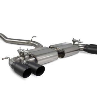 Scorpion Resonated cat/gpf back system Monaco Tailpipe Volkswagen MK7.5 Golf R (facelift) Non GPF Model 2017 - 2018