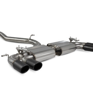 Scorpion Non-res cat/gpf back system with electronic valves Daytona Tailpipe Volkswagen MK7.5 Golf R (facelift) Non GPF Model 2017 - 2018