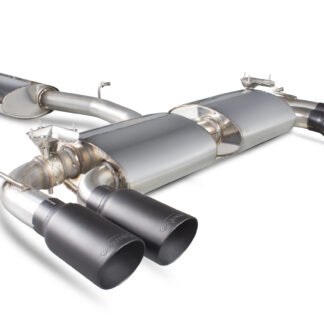 Scorpion Non-res cat-back system with electronic valves Daytona Ceramic Tailpipe Volkswagen MK7 Golf R (pre facelift) 2014 - 2016