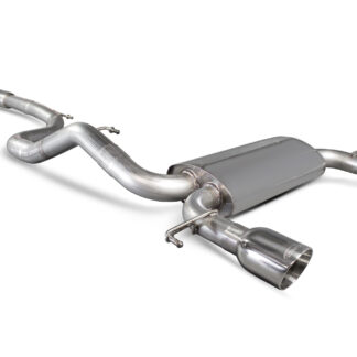 Scorpion Resonated cat-back system Daytona (twin) Tailpipe Vauxhall Corsa E VXR 2015 - 2018