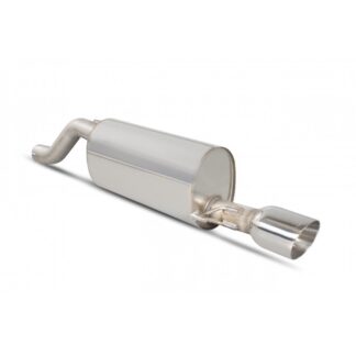 Scorpion Rear silencer Daytona Ceramic Tailpipe Vauxhall Corsa D 1.4T Black Edition 2012 - 2015