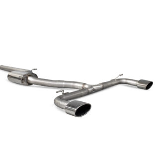 Scorpion Resonated cat/gpf-back system EVO R Ceramic Tailpipe Seat Leon Cupra 2.0 TSI 280, 290 & 300 Non GPF Model 2014 - 2019
