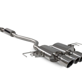 Scorpion Resonated cat-back system Indy Tailpipe  Honda Civic Type R FK8 RHD Non-GPF Model 2017 - 2019