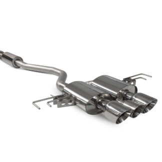 Scorpion Resonated flex-back system Daytona Tailpipe Honda Civic Type R FK8 LHD Non-GPF Model 2017 - 2019