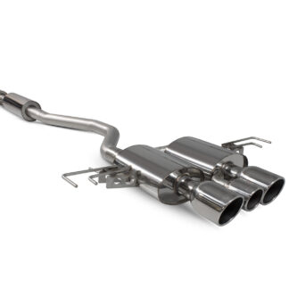 Scorpion Resonated flex-back system Indy Tailpipe Honda Civic Type R FK8 LHD Non-GPF Model 2017 - 2019