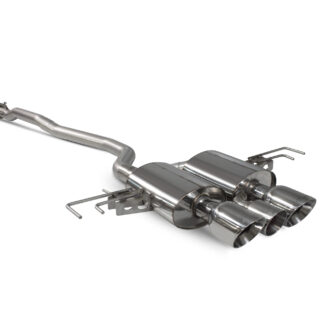 Scorpion Part-resonated flex-back system Daytona Tailpipe Honda Civic Type R FK8 LHD Non-GPF Model 2017 - 2019
