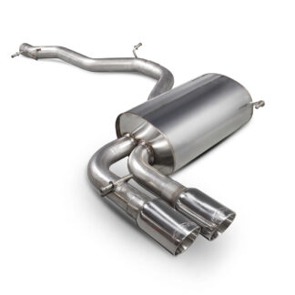Scorpion Non-resonated cat-back system Daytona (twin) Audi S3 2.0T 8P Quattro (3 Door & Sportback) 2006 - 2012