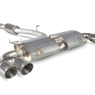 Scorpion Resonated cat-back system with electronic valves Daytona Tailpipe Audi S1 2.0 TFSi Quattro Non GPF Model 2014 - 2018