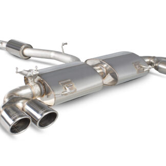 Scorpion Resonated cat-back system with electronic valves Monaco (quad) Tailpipe Audi S1 2.0 TFSi Quattro Non GPF Model 2014 - 2018