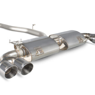Scorpion Resonated cat-back system with electronic valves Daytona Tailpipe Audi S1 2.0 TFSi Quattro Non GPF Model 2014 - 2018