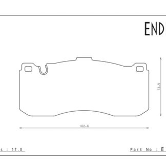 Endless brake pads ME20 compound BMW M Performance Caliper Front