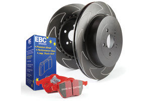 EBC Front Disc and Brake Pad Kit (Red Brake Pads + BSD Disc)
