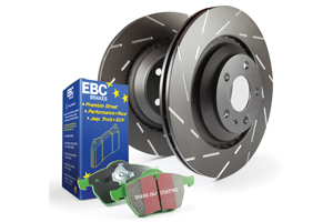 EBC Front Disc and Brake Pad Kit (Green Brake Pads + USR Disc)