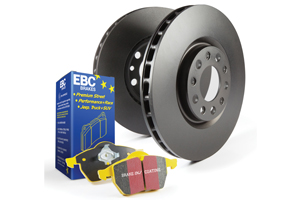 EBC Front Disc and Brake Pad Kit (Yellow Brake Pads + D)